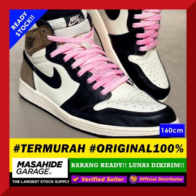 tali - shoelaces pink laces 140cm tali sepatu air jordan vans tali pink