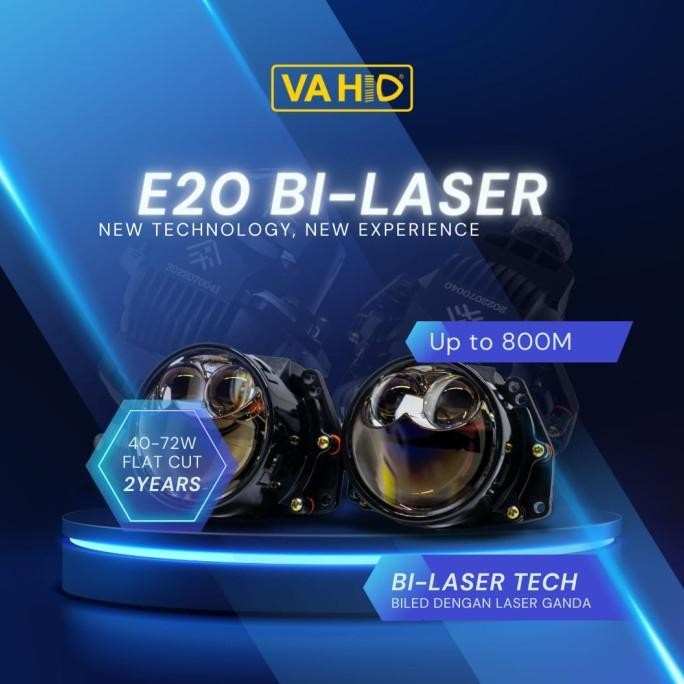 Projie Proji Projector Biled sniper VAHID E20 DOUBLE LASER 3 inch Blue
