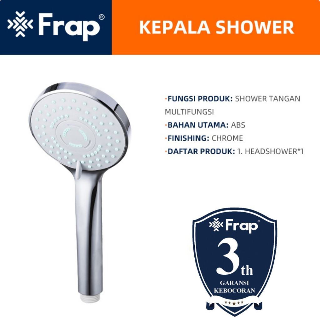 FRAP IF112 Hand Shower Mandi Anti Penyumbatan ABS dengan 3 Mode Air