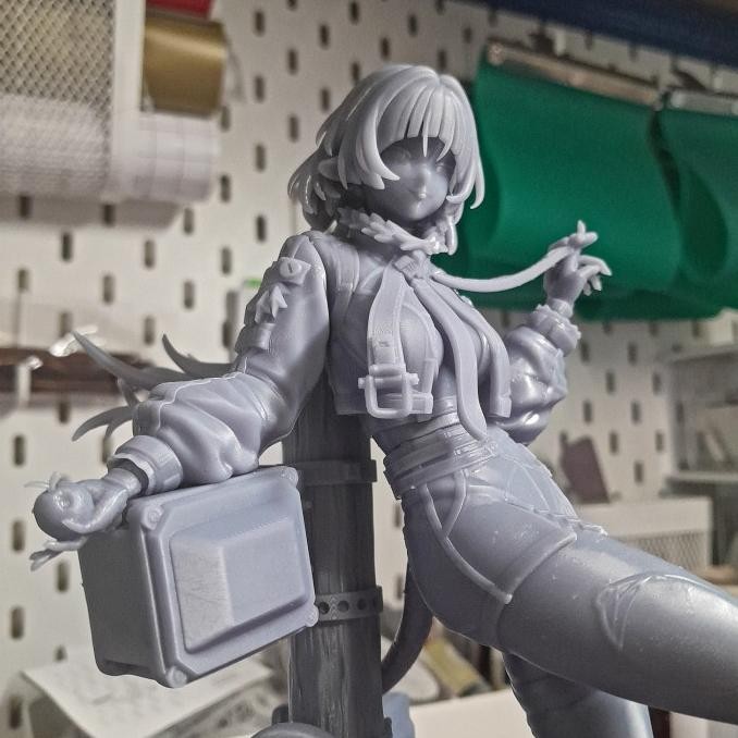 Tersedia Jane Doe Diorama Zzz Zenless Zone Zero Resin Kit Figure