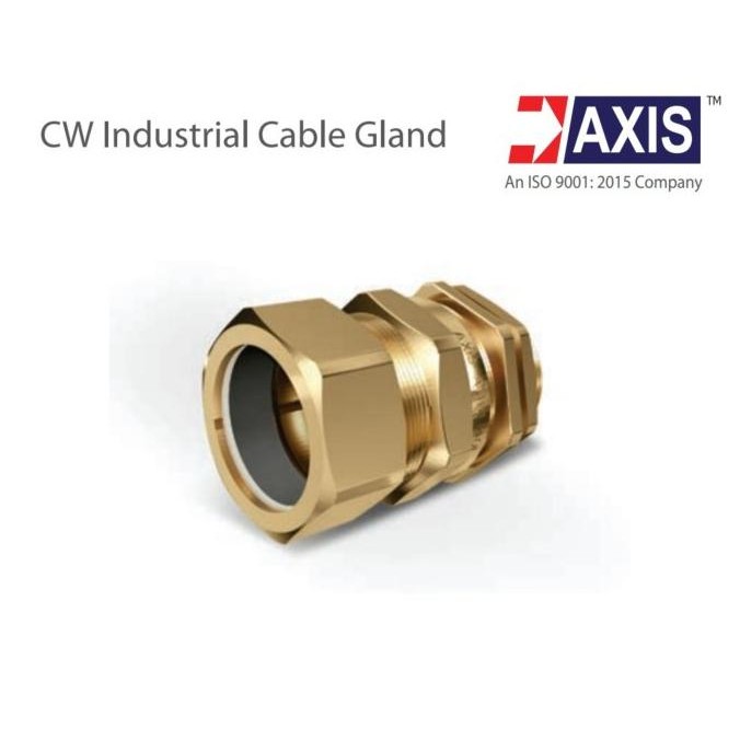 

CW (Kabel) Cable Gland 40S 29,4-38,5mm Armour Brass Merk Axis