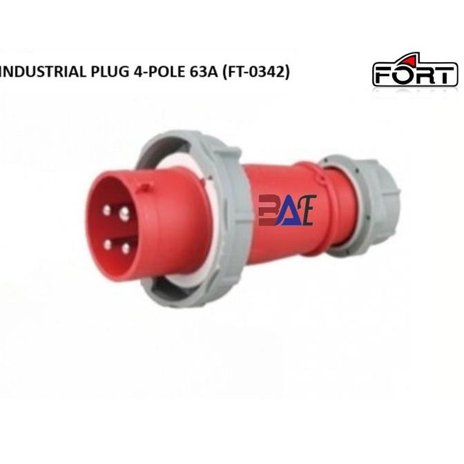 

Industrial Plug IP67 63A 4 Pole (FT-0342) - FORT