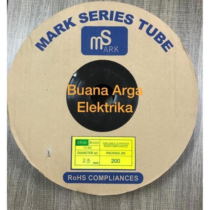 

Marking tube MARK SERIES 2.5 Untuk Kabel 0.5-10.75mm @200mtr