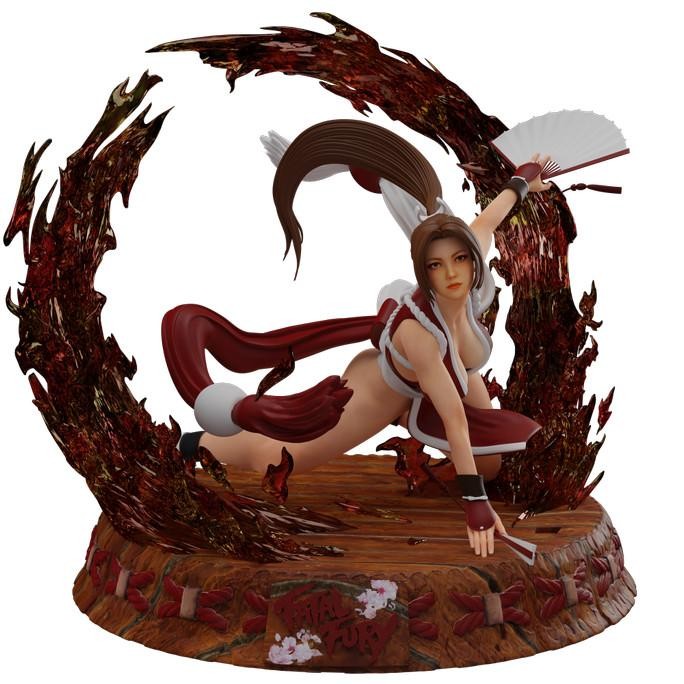 Tersedia Mai Shiranui Diorama Resin Kit Figure