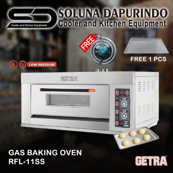 GETRA GAS BAKING OVEN RFL-11SS /PEMANGGANG ROTI/ RFL11SS ASLI