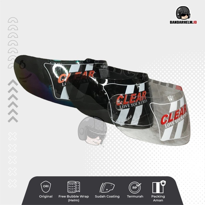 KACA HELM VISOR HLEM KYT RC-7 KYT R10 KYT K2 RIDER KYT V2R MDS BENING