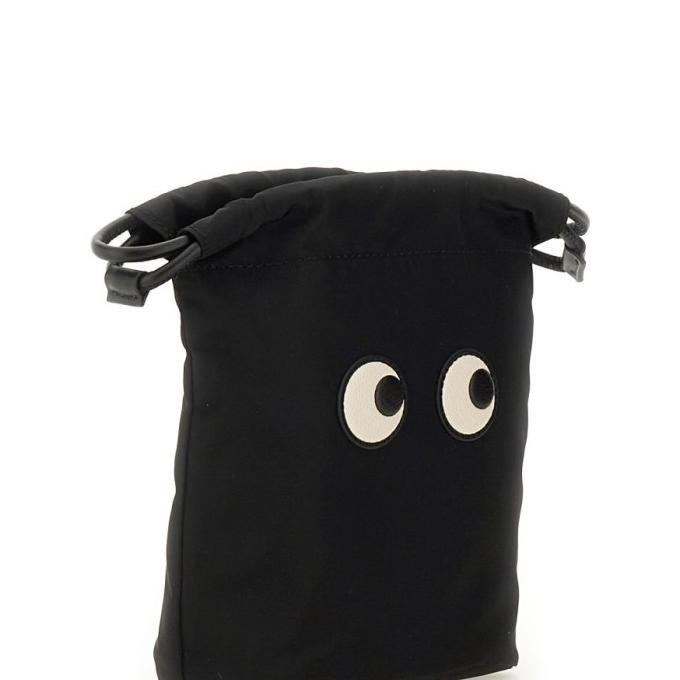 ANYA HINDMARCH EYES POUCH IN ECONYL SHOULDER BAG WAIST SLING BAG TAS BAHU SELEMPANG WANITA PEREMPUAN