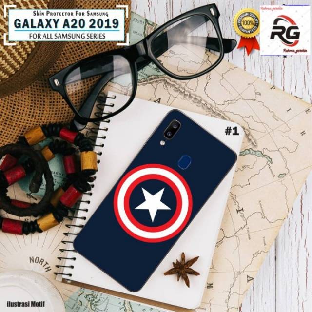 

BestSelling - Samsung A20 Motif Captain America Garskin Wrap Stiker Premium (FreeCustomOrder)