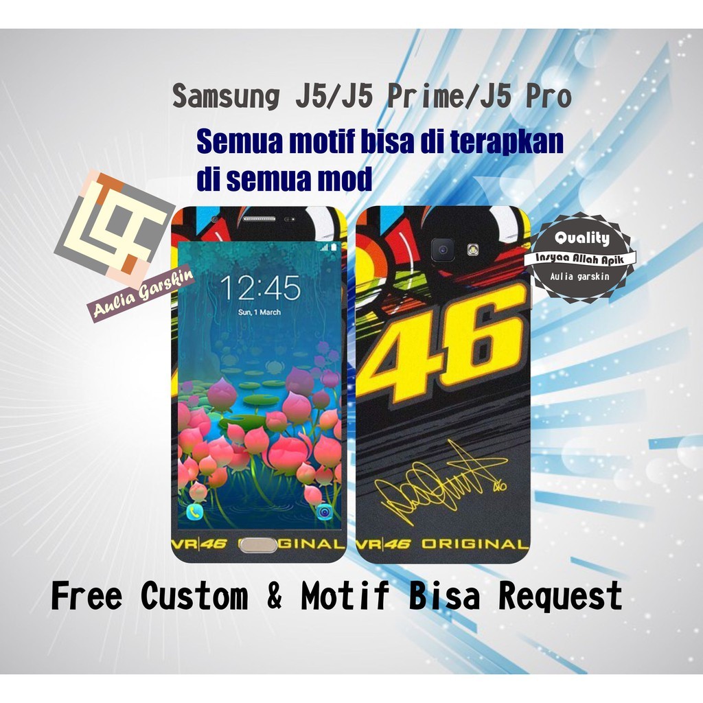 

BestSelling - Samsung J5 Prime Motif 46 Garskin Wrap Stiker Premium (FreeCustomOrder)