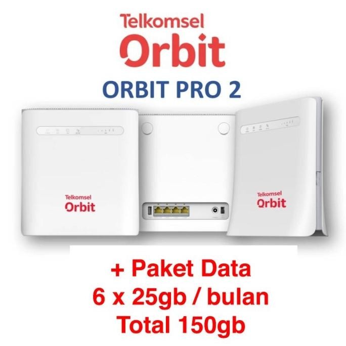 TERBARU - TELKOMSEL ORBIT PRO 2 ZTE 4G WIRELESS ROUTER MF286R 50GB MIMO 3X3