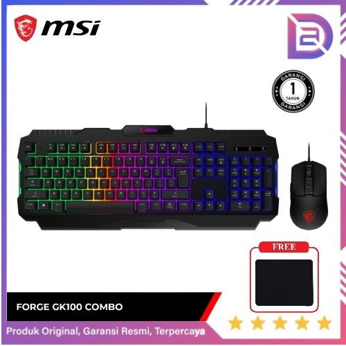 Msi Keyboard Mouse Gaming Combo GK100