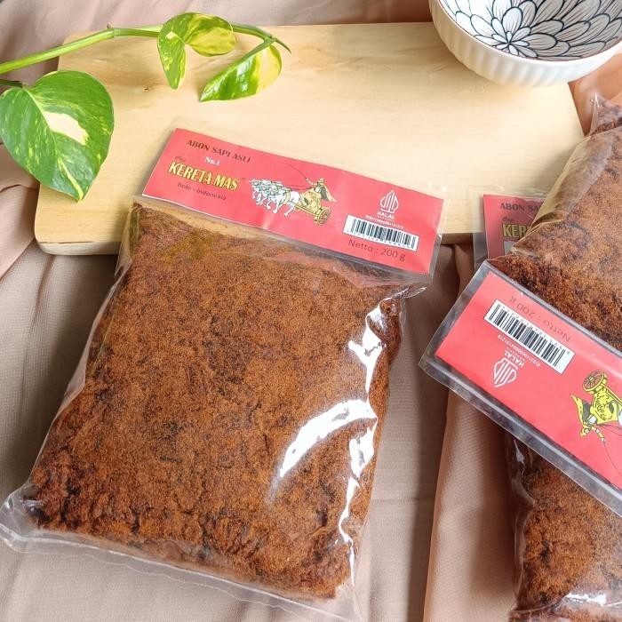 

Abon Sapi Kereta Mas 200 Gr Asli Solo