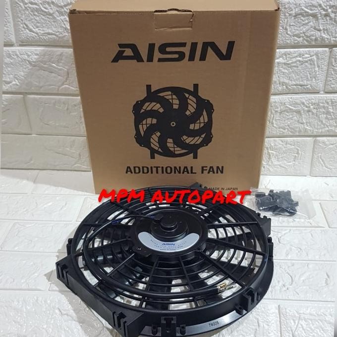 { Kipas Motor Extra Ekstra Fan Radiator Ac Mobil Universal 12V Aisin }