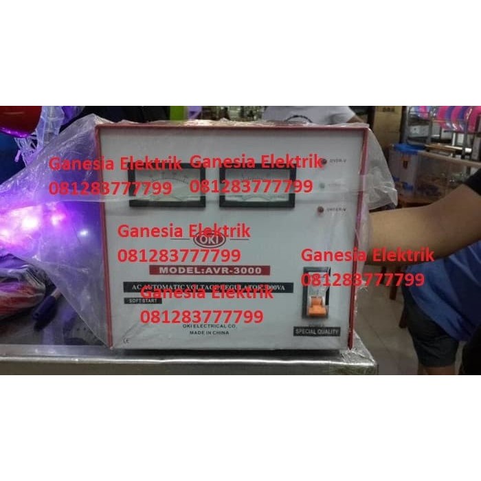 Terbaru Stabilizer /Stavol Regulator Listrik Oki 3000 Watt Stabiliser 3000Watt