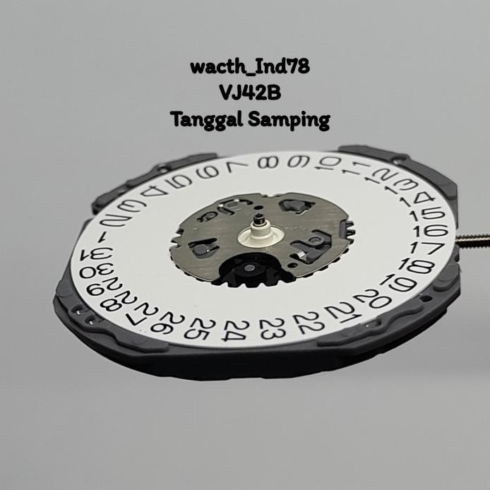 MESIN JAM TANGAN VJ42B TANGGAL SAMPING & BAWAH