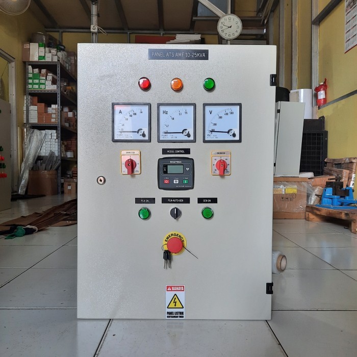 PANEL ATS AMF 5-25 kVA (3 Phase)