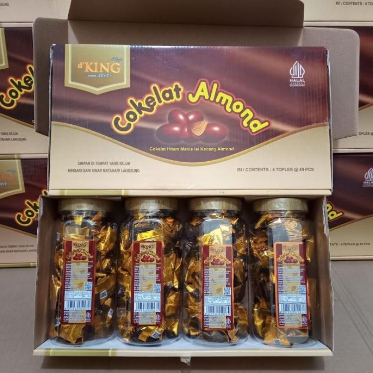 

( 1 Dus) Coklat Almond D'King