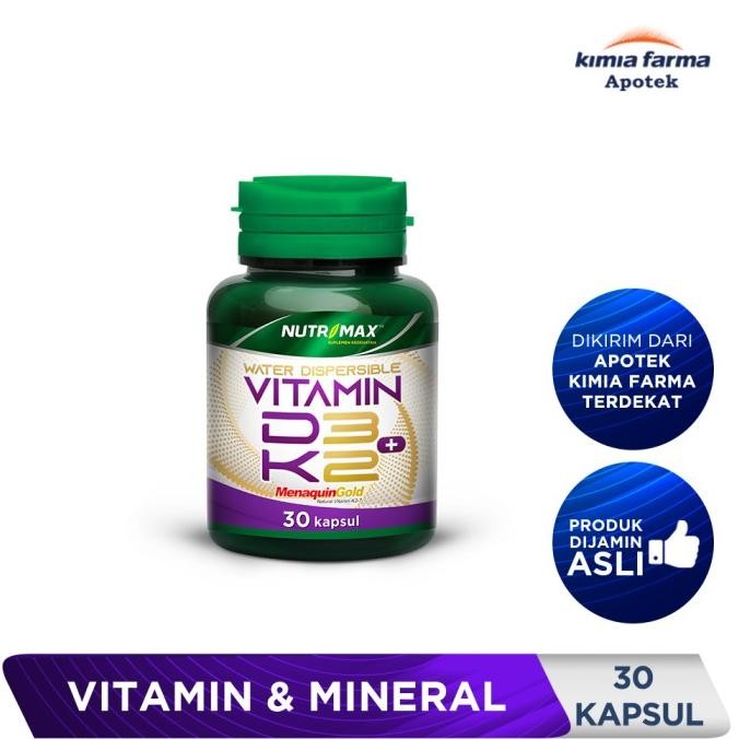 JUAL NUTRIMAX VITAMIN D3+K2 30 KAPSUL / VITAMIN D3 / KIMIA FARMA