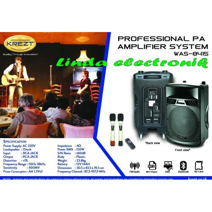 PORTABLE WIRELESS MEETING KREZT WAS 8415 ( 15 INCH )