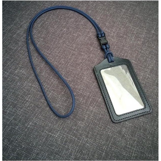 

Sale Lanyard Gantungan Card Holder Kulit Sintetis Paracordistic