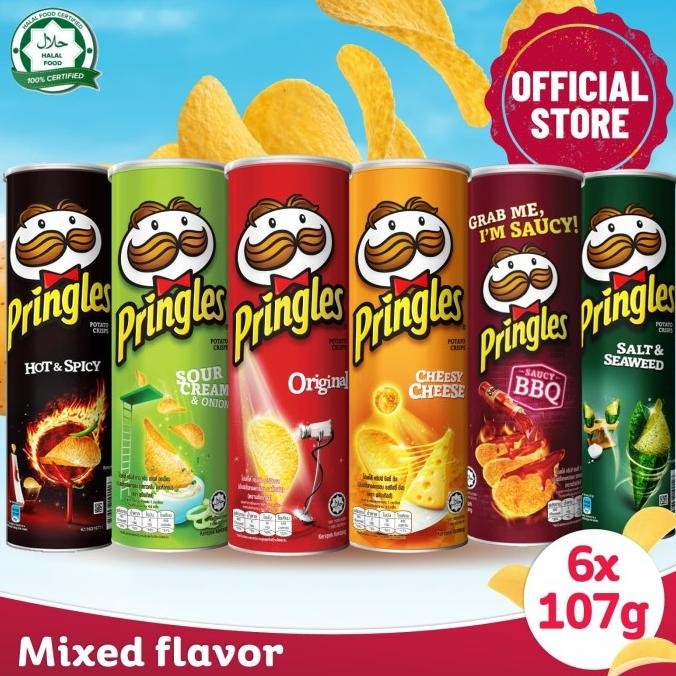 

Pringles All Star Snek Keripik (Mix 6 Varian)
