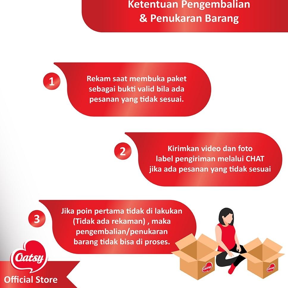 

Oatsy Instant Oatmeal 750G - Carton Box (12Pcs)