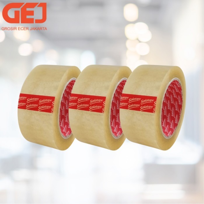 

1 DUS - LAKBAN COKLAT/ BENING SOLATAPE - 2"INCH (45mm) x 100yard