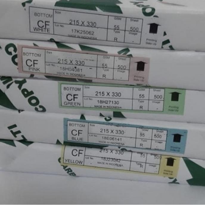 

Terbaru KERTAS NCR Merk Multicopy Ukuran 65x100 cm isi 500 lembar
