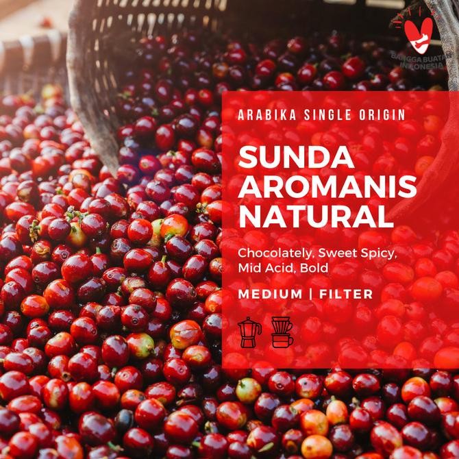 

Arabika Sunda Aromanis 200 Gr Roast Bean Coffee Kopi Biji Matang