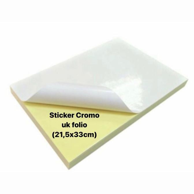 

Terbaru Sticker / label cromo folio (100 lembar)