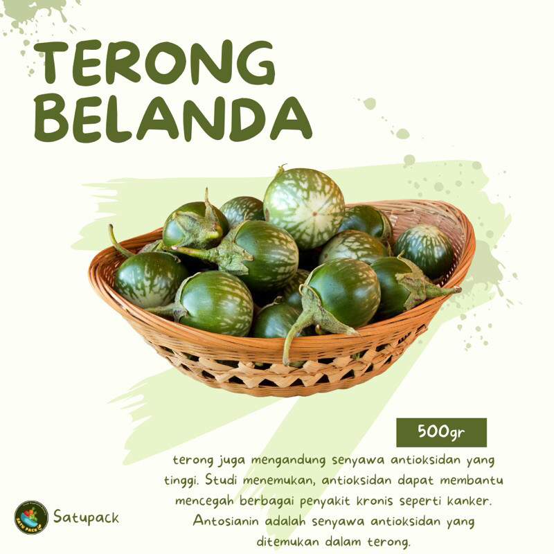 

TERONG BELANDA / TERONG BULAT / TERONG LALAP - 500gr
