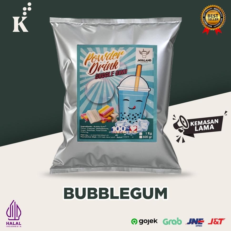 

Bubuk Numan Bubble Powder Drink Bubble Gum Javaland 1Kg