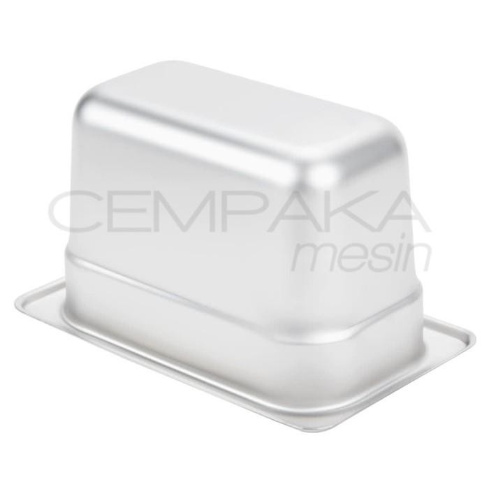 Wadah Topping Es Krim Stainless Steel | Gn Pan 1/9 4" | Food Pan-19100