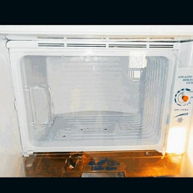 BEBAS ONGKIR - Tutup Freezer Kulkas Sanyo Slim Beauty 1 Pintu Custom