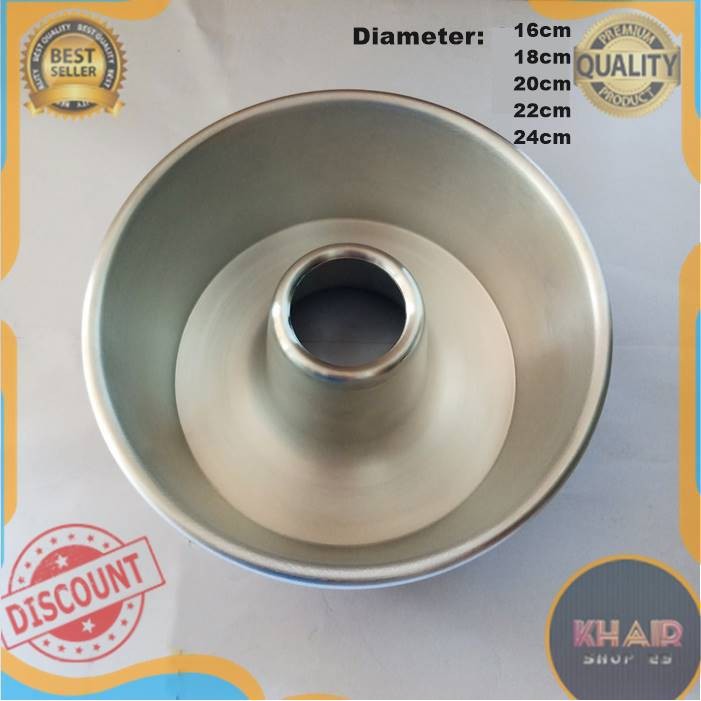 Loyang tulban press bima Diameter 16 - 18 - 20 - 22 - 24cm Loyang bolu Loyang tulban anti lengket