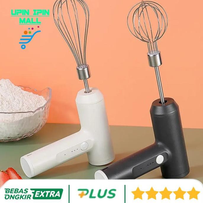 ALAT PENGOCOK TELUR MIXER PORTABLE BALLOON WHISK ELECTRIC PORTABLE