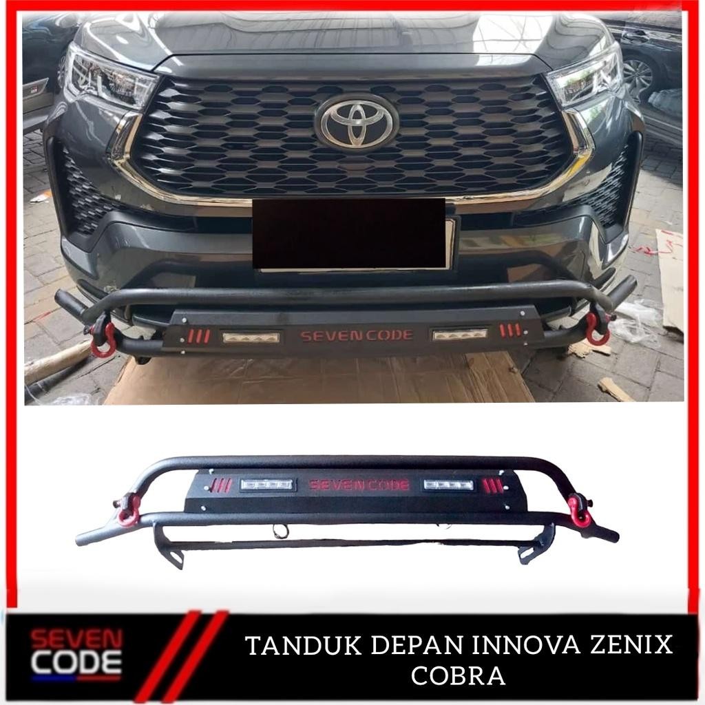 Tanduk Depan Innova Zenix Cobra Bumper Depan Innova Zenix Cobra Besi Sevencode