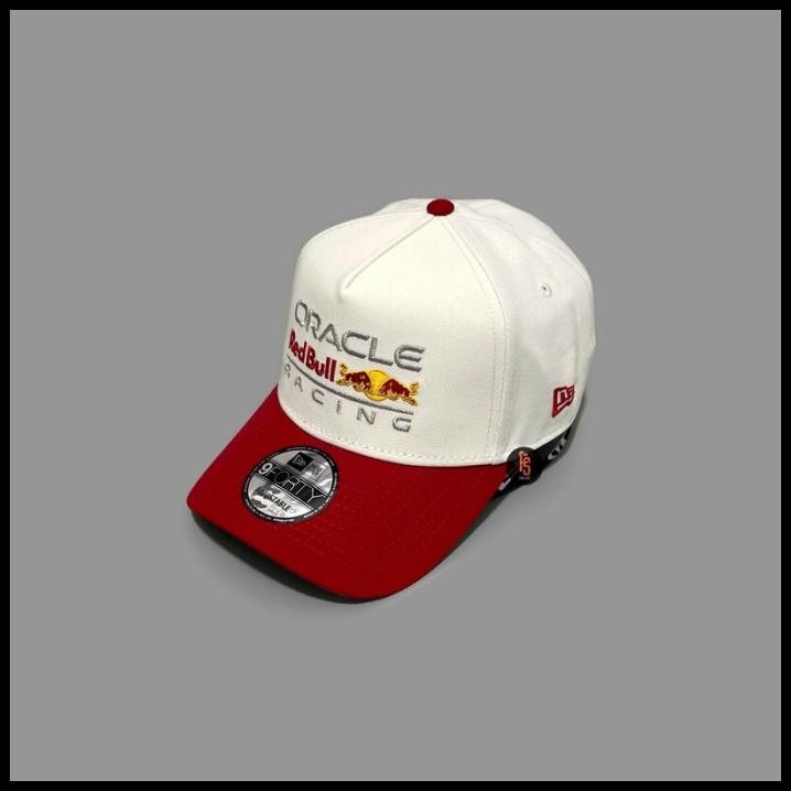 Topi New Era Original Aframe Oracle Red Bull Racing Beige Red