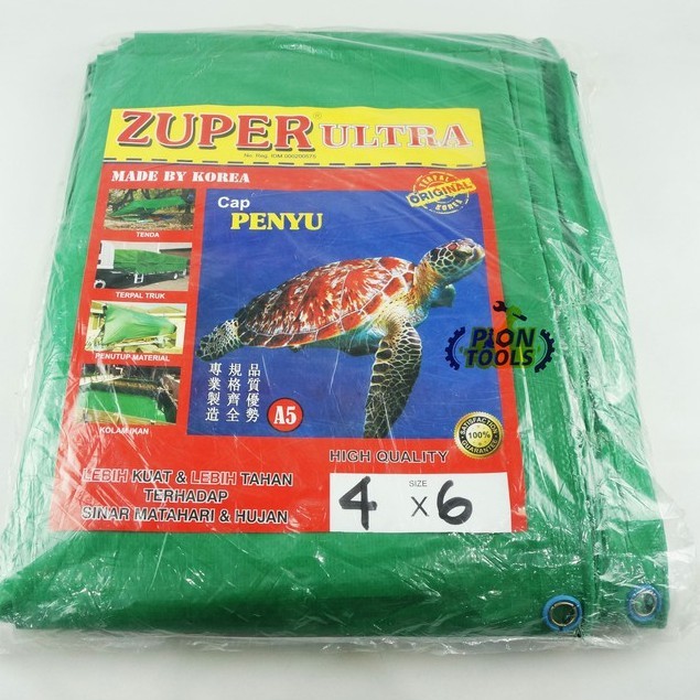 EJ820 Terpal A5 4X6 meter Zuper Ultra Terpaulin Terpal Korea Terpal plastik Terpal kolam Terpal