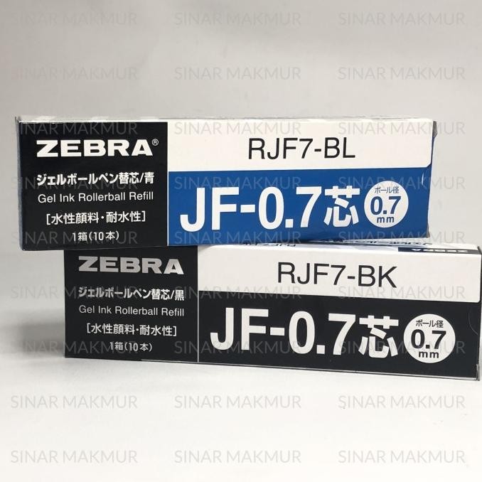 

BEBAS ONGKIR - Refill / Isi Pulpen Sarasa 0.7 ZEBRA JF-0.7 (PAK)