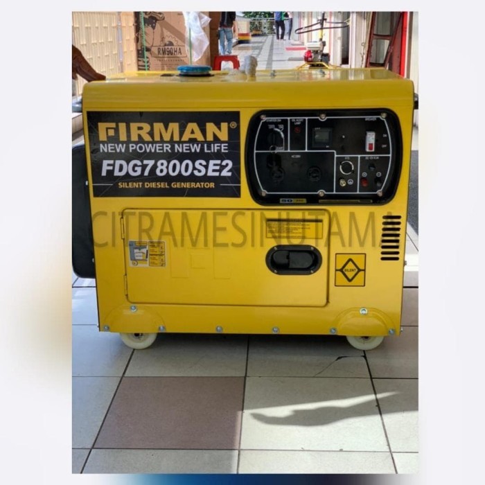 New Genset Silent 5000 Watt Firman Fdg 7800 Se2 Termurah