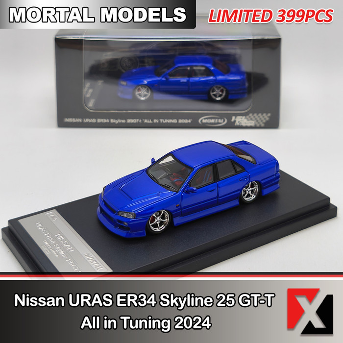 MORTAL1:64 Nissan URAS ER34 Skyline 25GT-T All in Tuning 2024 Blue