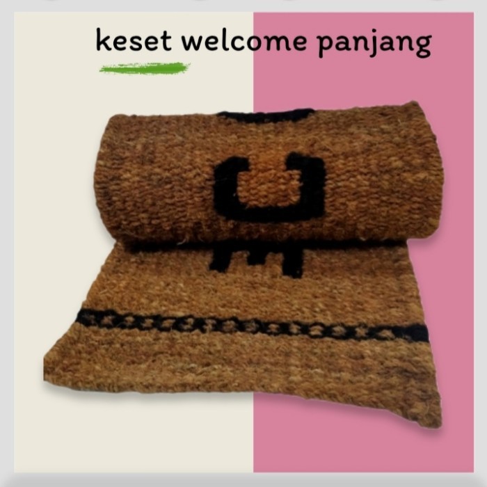 keset welcome serabut kelapa keset kaki welcome panjang