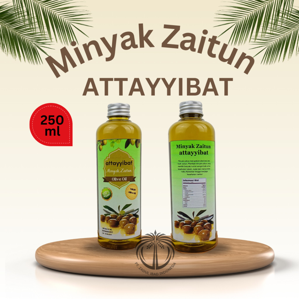 

MINYAK ZAITUN MURNI / VIRGIN OLIVE OIL 250ML