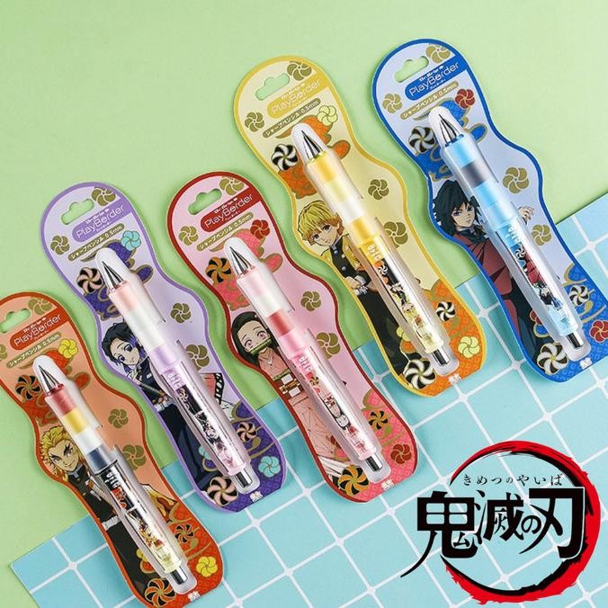 

BEBAS ONGKIR - Pilot Dr. Grip Play Border Demon Slayer Pencil 0.5mm Limited Edition