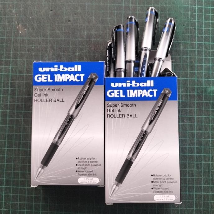 

TERLARIS - Pulpen Uni-Ball Gel IMPACT UM-153 S BIRU