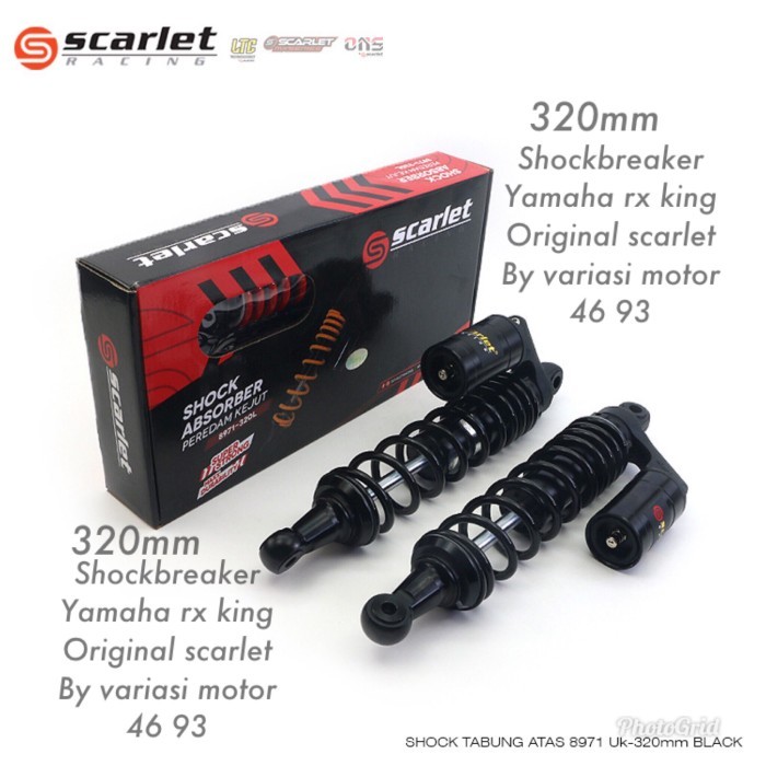Shockbreaker yamaha rx king 320mm original scarlet racing
