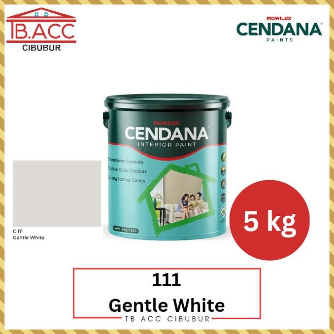 Cat Tembok Mowilex Cendana 111 Gentle White Murah Berkualitas