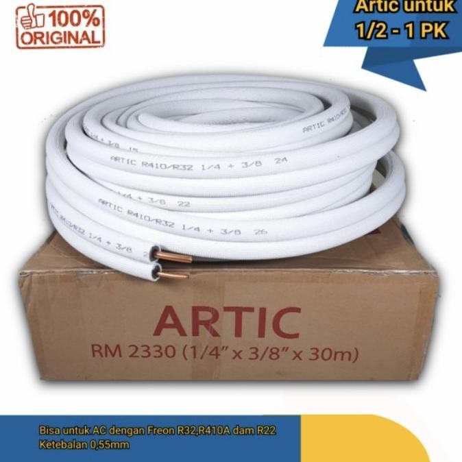 Diskon Pipa 1pk ac Mrek Artic Pipa set Artic R410 R32 R22 meteran selang ac