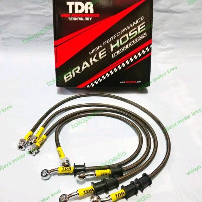 selang rem tdr xmax abs carbon - tdr original 